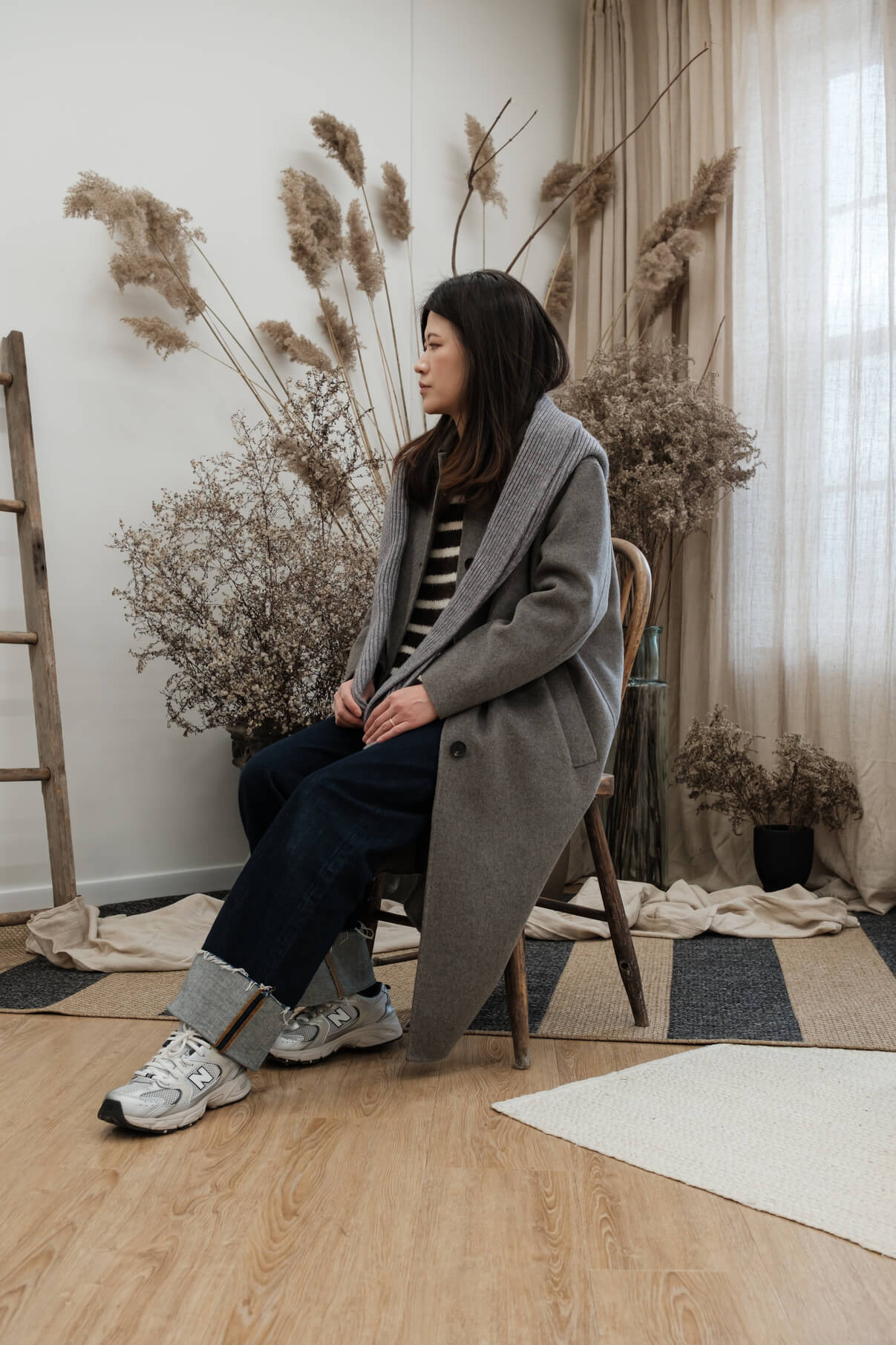 SINGLE BREASTED COLLAR COAT